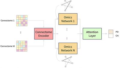 Combining Neuroimaging and Omics Datasets for Disease Classification Using Graph Neural Networks